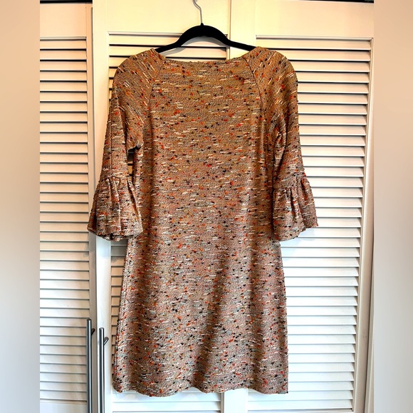 Diana Von Furstenberg cocktail, wedding, guest, spring, gold vintage vibe, midi - Picture 3 of 6